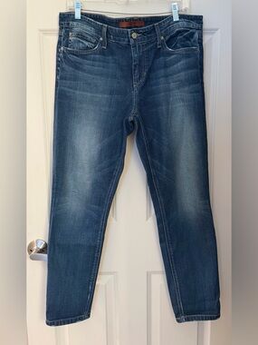 Joe’s Jeans Vintage Reserve High Rise Straight Ankle Jean, Distressed Blue, 32